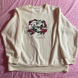 mickey & minnie christmas sweater